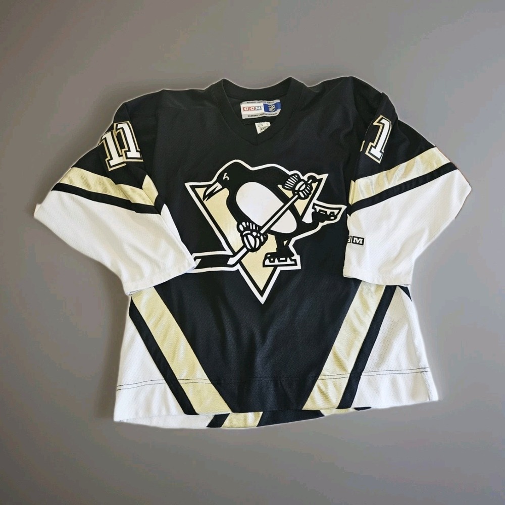 Pittsburgh Penguins Authentic CCM Jersey Staal #11 Adult Size Medium Stitched
